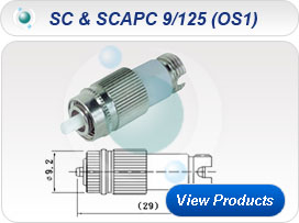 SC & SCAPC Fibre Optic Plug Style Attenuators